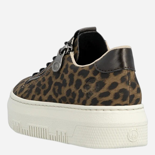 Sneakersy damskie do kostki Rieker M1953-90 37 (4UK) Brązowe (4061811542840) - obraz 5