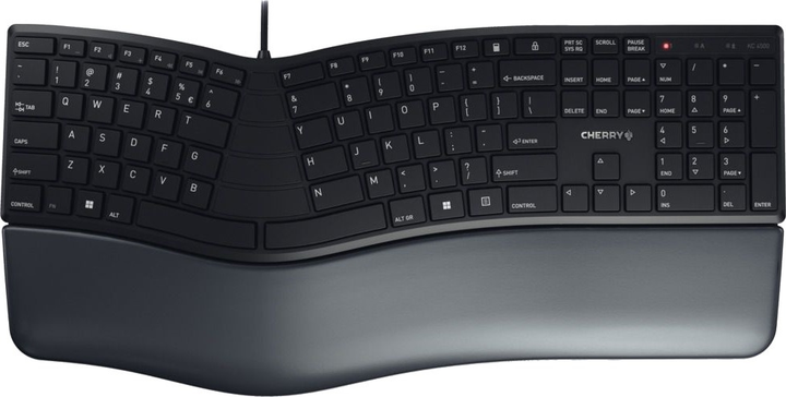 Klawiatura przewodowa Cherry KC 4500 Ergo USB Black (JK-4500EU-2) - obraz 1
