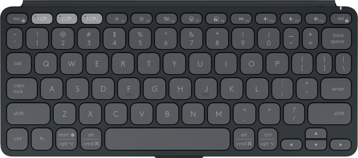 Klawiatura bezprzewodowa Logitech Keys-To-Go 2 Graphite (920-012984) - obraz 2