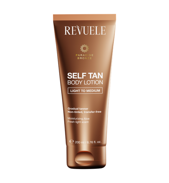 Лосьон Revuele Salf Tan для автозагара тела Light To Medium (5060565108196) - изображение 2
