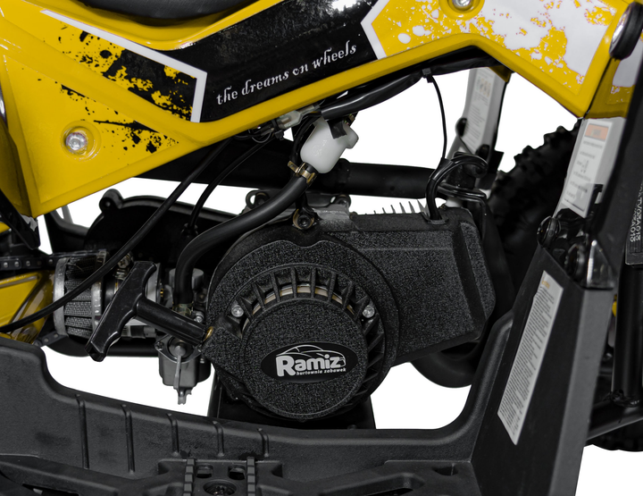 Квадроцикл бензиновий RENEGADE HIPERFECT 49CC Жовтий (5903864941555) - зображення 13