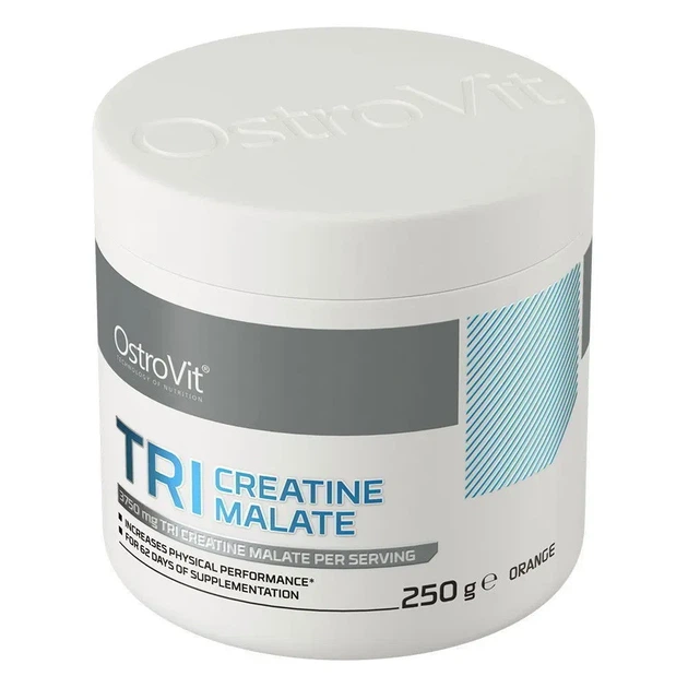 Тройной креатин малат OstroVit апельсин (Tri Creatine Malate orange) 250 г - изображение 2