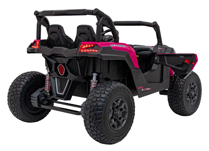 Електричний автомобіль для дітей UTV X3 Off-Road Рожевий (5903864941951) - зображення 7