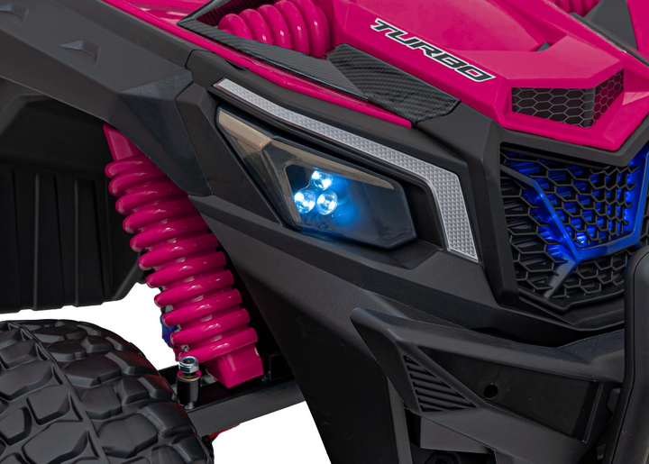Електричний автомобіль для дітей UTV X3 Off-Road Рожевий (5903864941951) - зображення 13