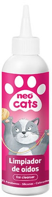 Płyn do czyszczenia uszu dla kotów Neovital Neo Cats Limpiador de oidos 125 ml (8436036592608) - obraz 1