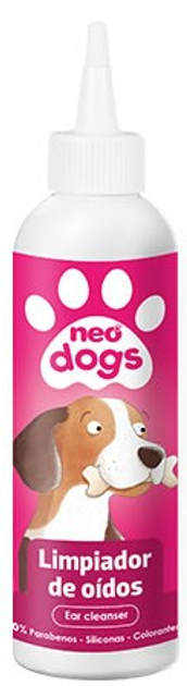 Płyn do czyszczenia uszu dla psów Neovital Neo Dogs Limpiador de oidos 125 ml (8436036592516) - obraz 1