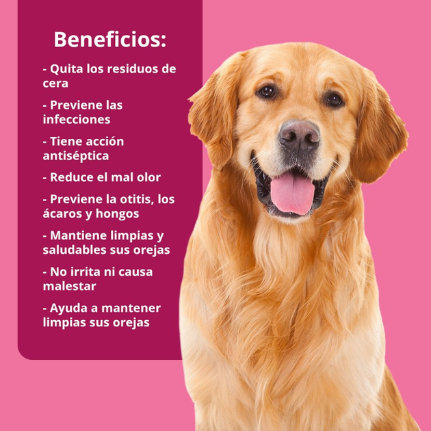 Płyn do czyszczenia uszu dla psów Neovital Neo Dogs Limpiador de oidos 125 ml (8436036592516) - obraz 3