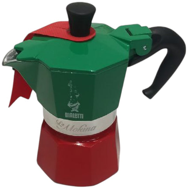 Гейзерна кавоварка Bialetti Tricolour Mokina (5650) (955555910616737) - Уцінка - зображення 2