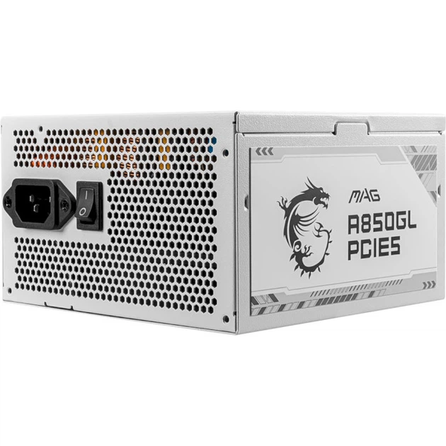 Блок питания 850W MSI (MAG A850GL PCIE5 WHITE) - изображение 4