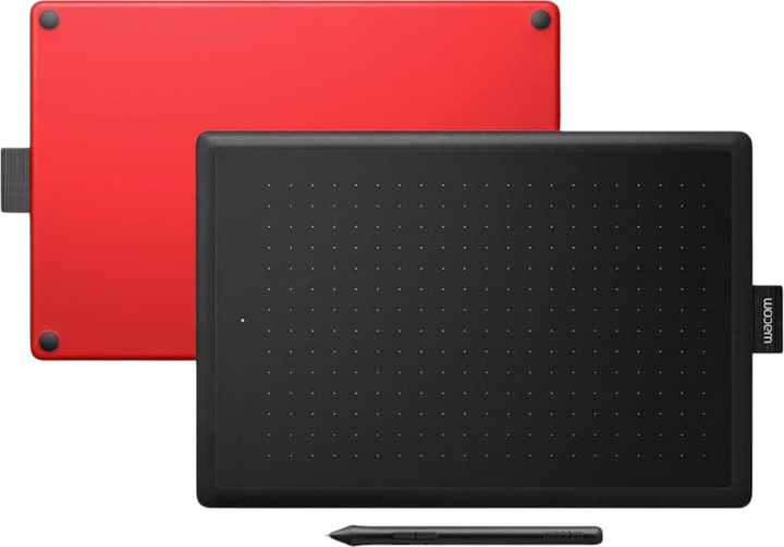 Tablet graficzny Wacom One by Medium Black/Red (CTL-672-N) - obraz 5