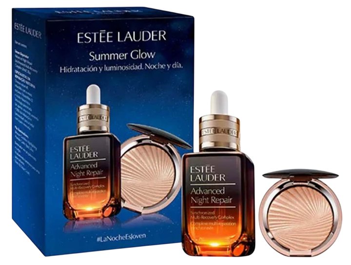 Zestaw do pielęgnacji twarzy Estee Lauder Advanced Night Repair Serum 50 ml + Rozświetlacz Solar Crush Illuminator (887167837478) - obraz 1