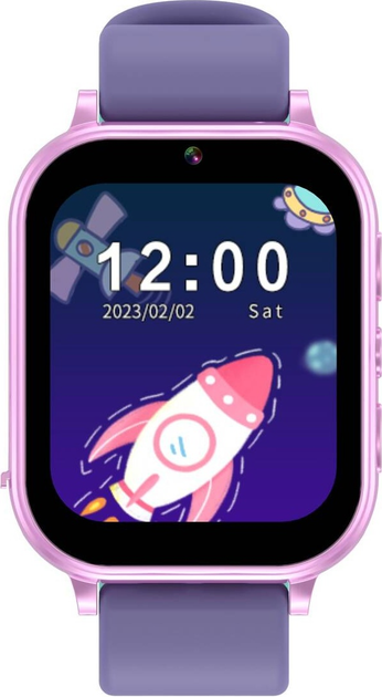 Smartwatch dla dzieci Bemi KIZZO Purple (BWKZZ01VT) - obraz 2