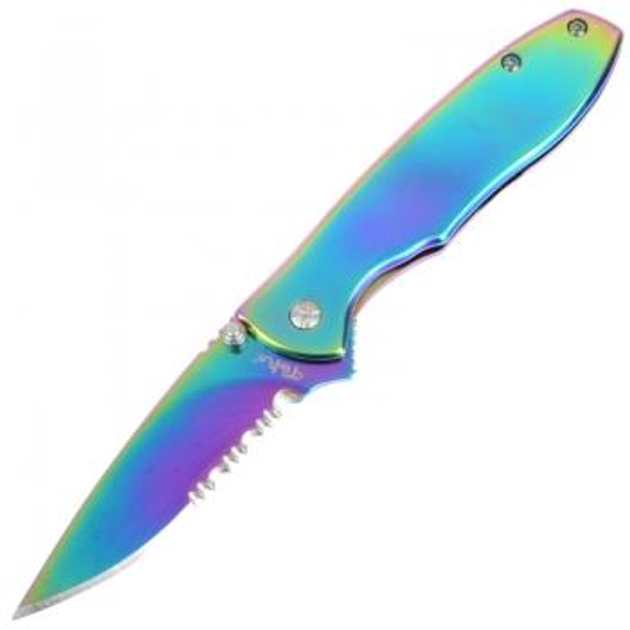 Складной нож TEKUT Fairy LK5035A (полная длина 17 1см длина лезвия 7 4см) хамелеон - изображение 1