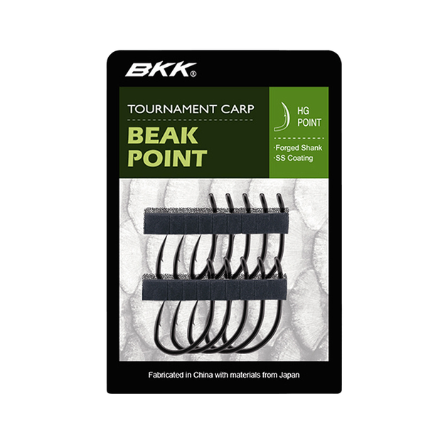 Гачок BKK Tournament Carp Beak Point №6(10шт) (201440) 5524015 - изображение 3