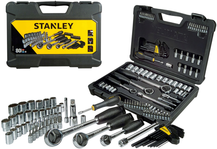 Zestaw narzędzi Stanley STHT0-73930 79 szt (3253560739300) - obraz 3