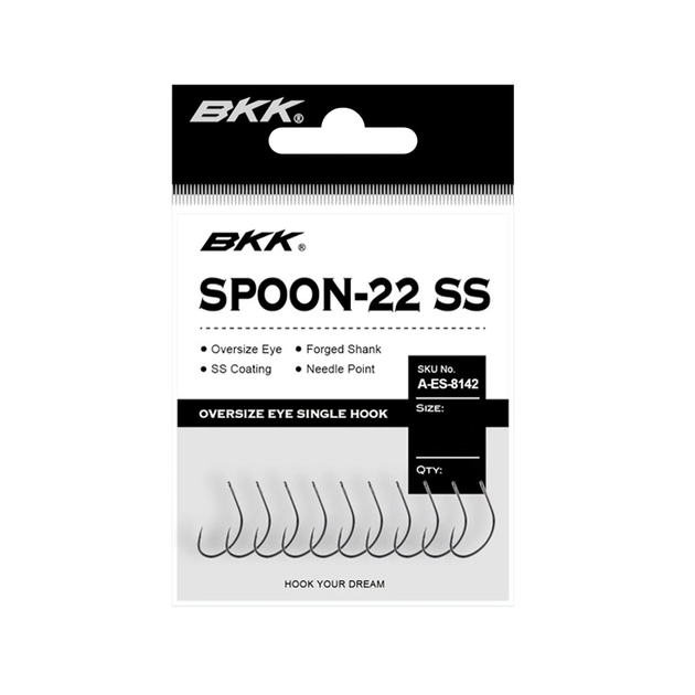 Крючок BKK Spoon-22 SS №2/0 (8шт) - Фото 3 Крючок BKK Spoon-22 SS №2/0 (8шт) - изображение 3
