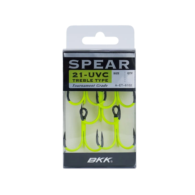 Гачок потрійний BKK Spear-21 UVC Chartreuse №2/0(5шт)NEW (201636) 5524437 - Фото 7 Гачок потрійний BKK Spear-21 UVC Chartreuse №2/0(5шт)NEW (201636) 5524437 - изображение 7