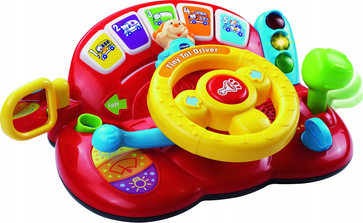 Interaktywna zabawka Vtech Tiny Tot Driver 80166603 (wersja angielska) (3417761666036) - obraz 3