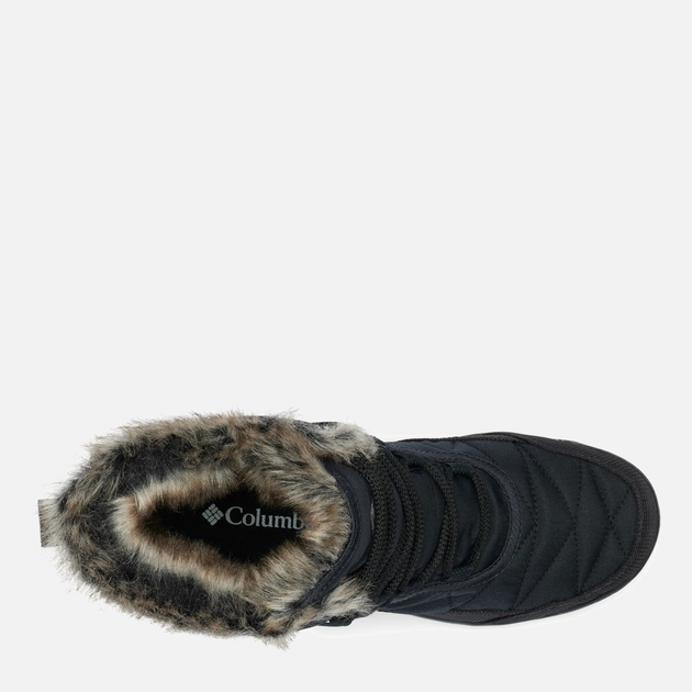 Śniegowce damskie ocieplane Columbia Minx Shorty IV 2079181010 36.5 (5.5US) 22.5 cm Czarne (195981583007) - obraz 6