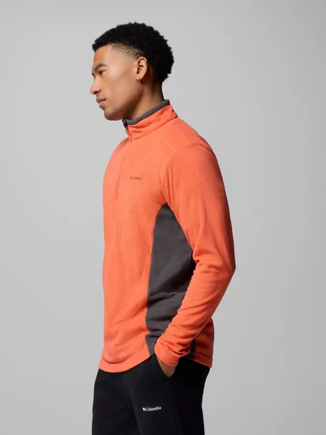 Bluza męska nierozpinana streetwear polarowa Columbia Klamath Range II HZ 1352472864 S Pomarańczowa (198711012914) - obraz 4
