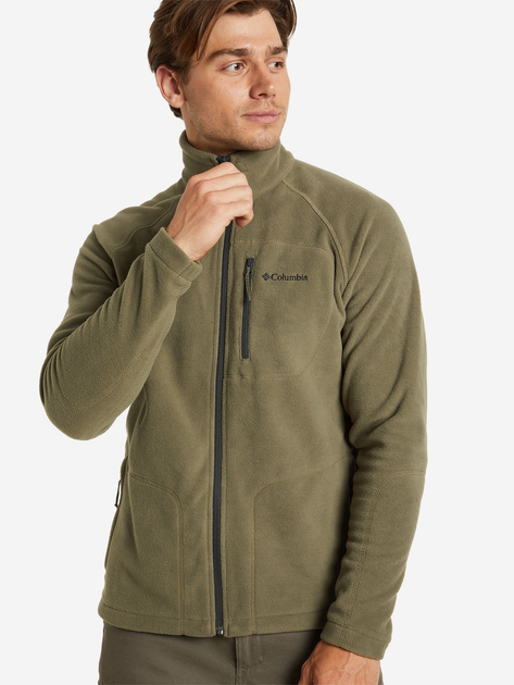 Толстовка на флісі на блискавці чоловіча Columbia M Fast Trek II FZ Flc 1420421397 S Зелена (193855363793) - зображення 4