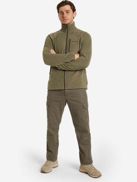 Толстовка на флісі на блискавці чоловіча Columbia M Fast Trek II FZ Flc 1420421397 XL Зелена (193855363748) - зображення 7