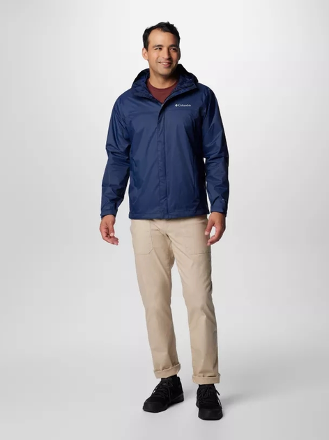 Kurtka przejściowa męska z kapturem Columbia Watertight II M Jkt 1533898466 XL Granatowa (195981070569) - obraz 3