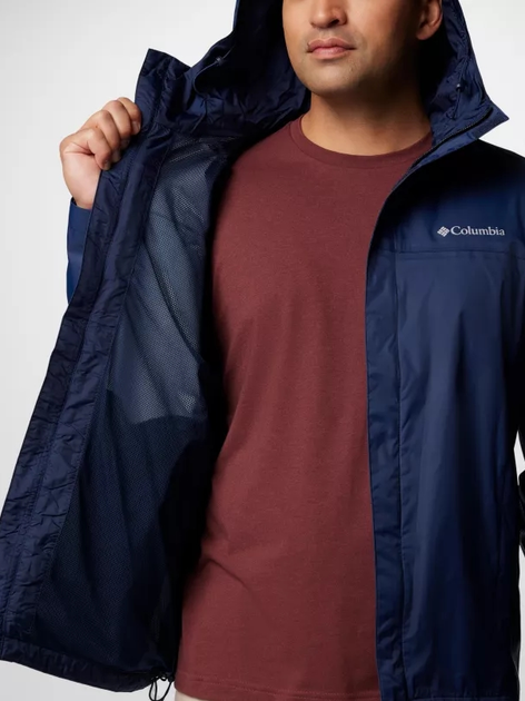 Kurtka przejściowa męska z kapturem Columbia Watertight II M Jkt 1533898466 L Granatowa (195981070552) - obraz 8