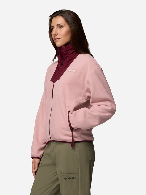 Bluza damska rozpinana streetwear polarowa Columbia Sequoia Grove Full Zip F 2085313658 M Różowa (198711079702) - obraz 5