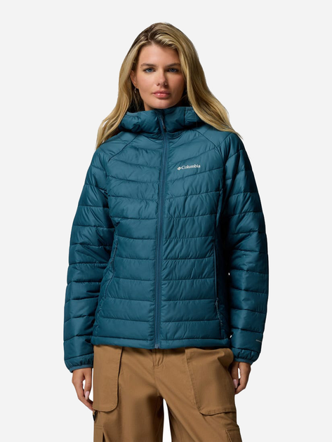 Куртка зимова коротка жіноча Columbia Powder Lite II Hdd Jkt W 2089391429 XL Темно-бірюзова (198711159459) - зображення 1