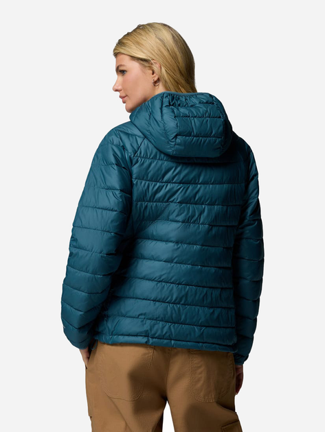 Kurtka zimowa damska pikowana Columbia Powder Lite II Hdd Jkt W 2089391429 S Ciemnoturkusowa (198711159497) - obraz 2