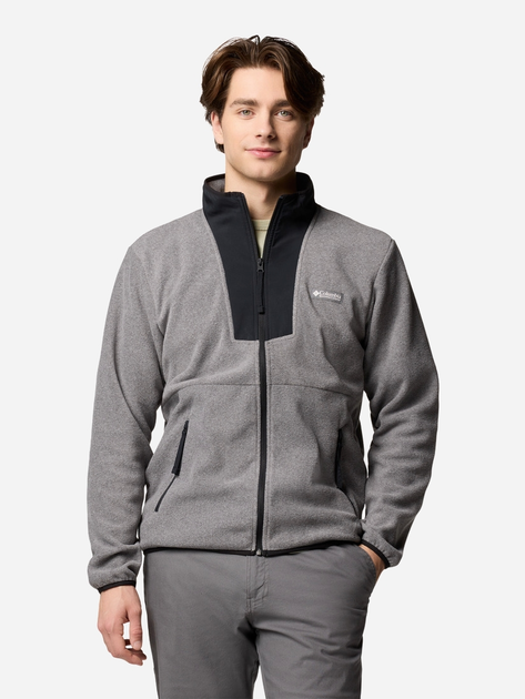 Bluza męska rozpinana streetwear polarowa Columbia Sequoia Grove FZ Fleece 2095891024 XL Szara (195982844794) - obraz 1