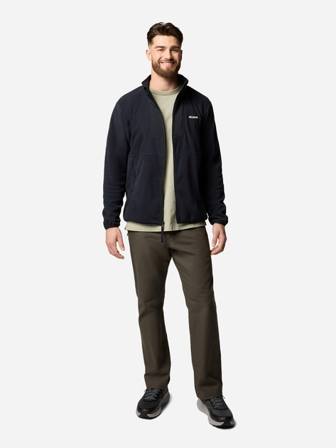 Толстовка на флісі на блискавці чоловіча Columbia Sequoia Grove FZ Fleece 2095891011 L Чорна (195982844701) - зображення 3