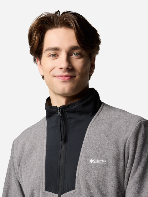 Bluza męska rozpinana streetwear polarowa Columbia Sequoia Grove FZ Fleece 2095891024 M Szara (195982844770) - obraz 5