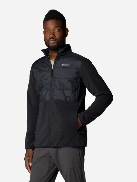 Bluza męska rozpinana streetwear polarowa Columbia Basin Butte FZ Fleece II 2101761010 XL Czarna (195981338218) - obraz 4