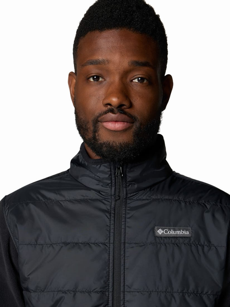 Bluza męska rozpinana streetwear polarowa Columbia Basin Butte FZ Fleece II 2101761010 L Czarna (195981338188) - obraz 6