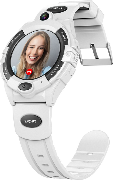 Smartwatch dla dzieci Bemi SPORT White (BWSPR1WH) - obraz 4