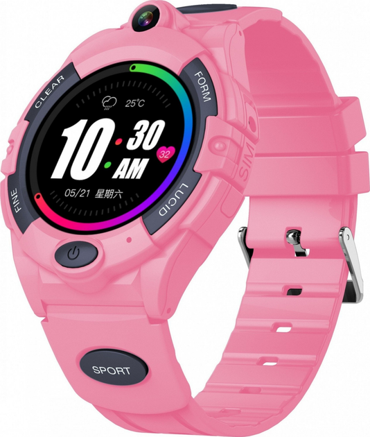 Smartwatch dla dzieci Bemi SPORT Pink (BWSPR1PP) - obraz 1