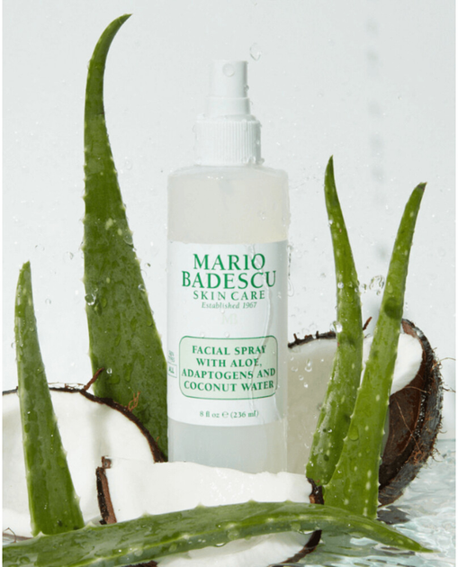 Спрей для обличчя Mario Badescu Skin Care з алое, адаптогенами i кокосовою водою 236 мл (785364134546) - зображення 2