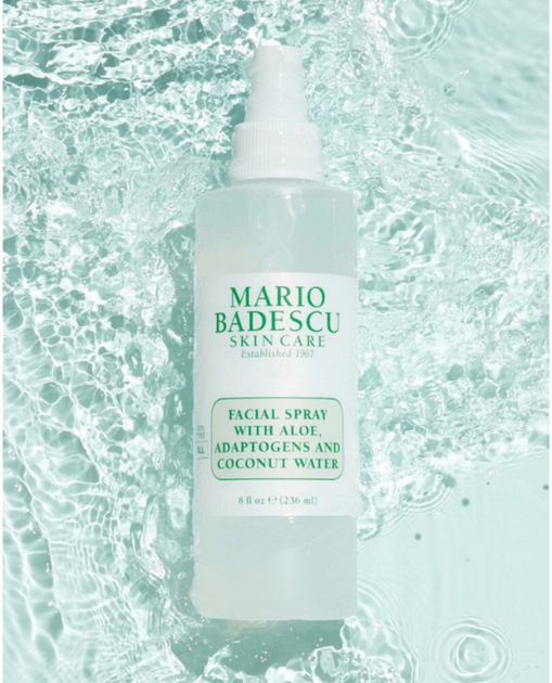 Спрей для обличчя Mario Badescu Skin Care з алое, адаптогенами i кокосовою водою 236 мл (785364134546) - зображення 4