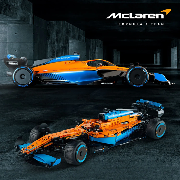Конструктор Формула 1 McLaren F1 1434 деталей - Фото 3 Конструктор Формула 1 McLaren F1 1434 деталей - зображення 3