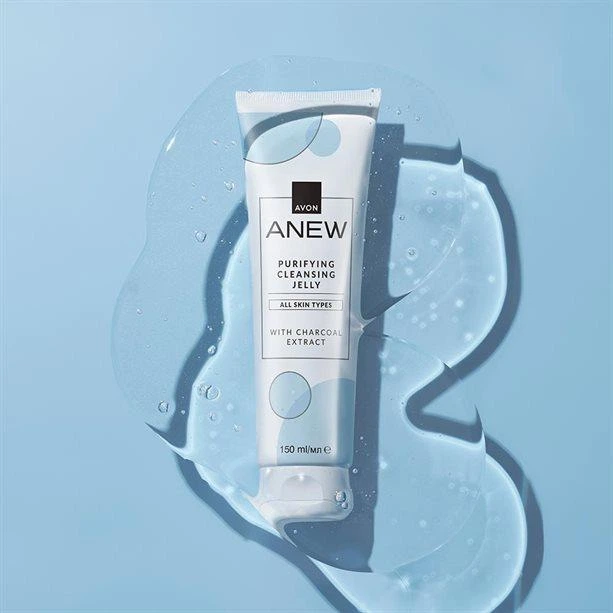 Гель-желе для вмивання з екстрактом деревного вугілля ANEW AVON - изображение 2