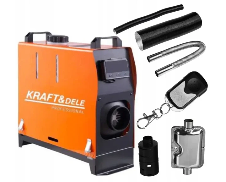 Дизельний нагрівач Kraft&Dele KD11782: Автономний, 9 кВт, 12В - зображення 3