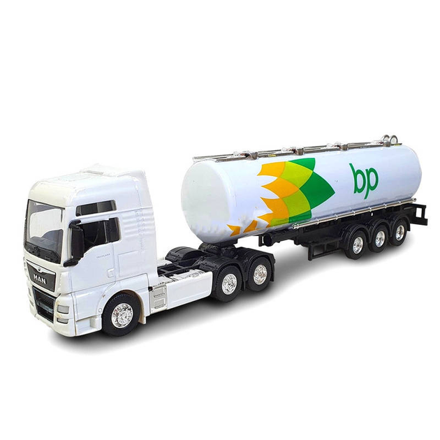 Вантажівка Dromader Welly Truck 1/64 Man Tgx Oil Tanker (4891761580131) - зображення 3