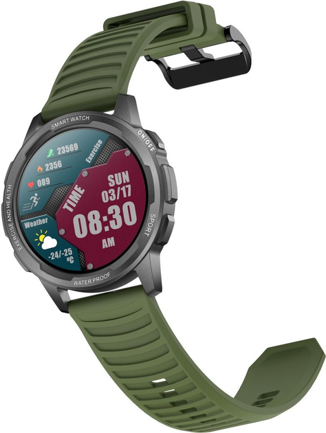 Smartwatch Bemi TRACKER Grey (BWTR1BS) - obraz 4