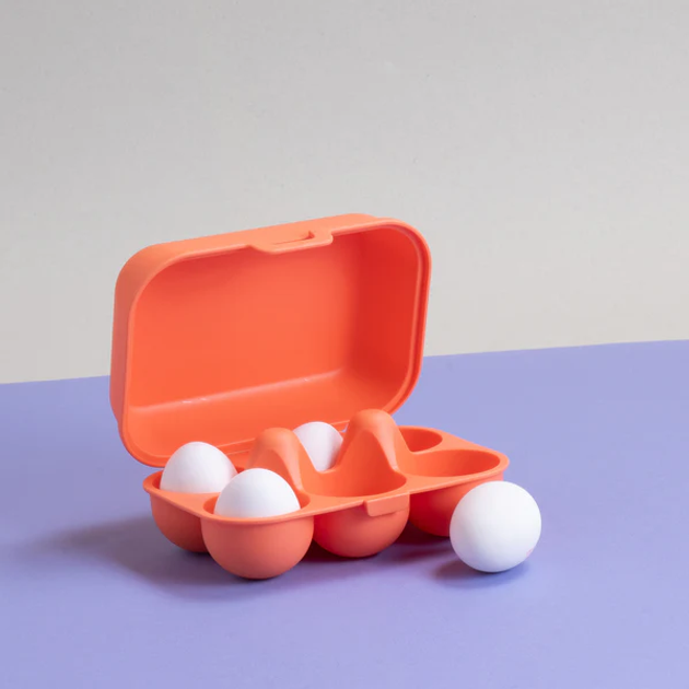 Pojemnik na jajka Koziol Eggs To Go Mini na 6 szt Strong Coral (4002942704813) - obraz 3