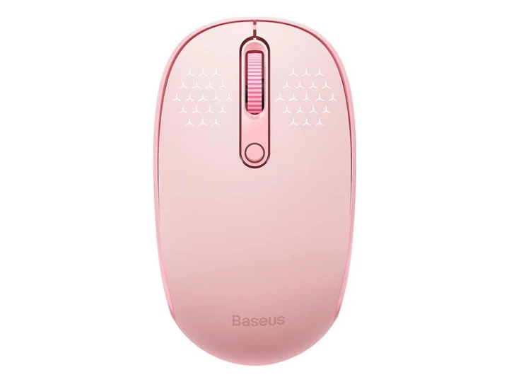 Миша BASEUS Wireless Mouse F01B Baby Pink Tri-Mode (B01055503413-00) - Фото 2 Миша BASEUS Wireless Mouse F01B Baby Pink Tri-Mode (B01055503413-00) - изображение 2