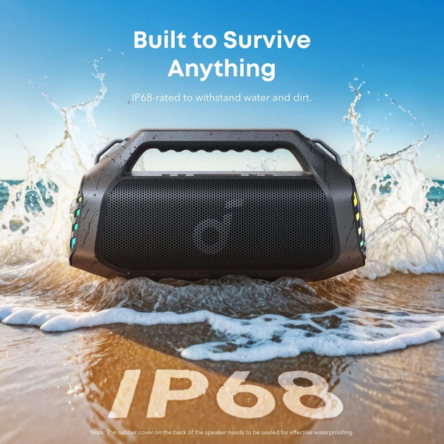 Портативна акустика Anker SoundCore Boom 2 Pro Black (7169789