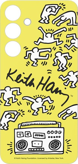 Wymienna plytka Samsung Keith Harring Flipsuit Card for Samsung Galaxy S24 Plus (GP-TOS926SBBYW) - obraz 1