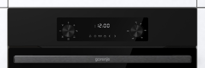 Вбудована духовка Gorenje BO6635E01B Електрична 61 л Чорний - зображення 8